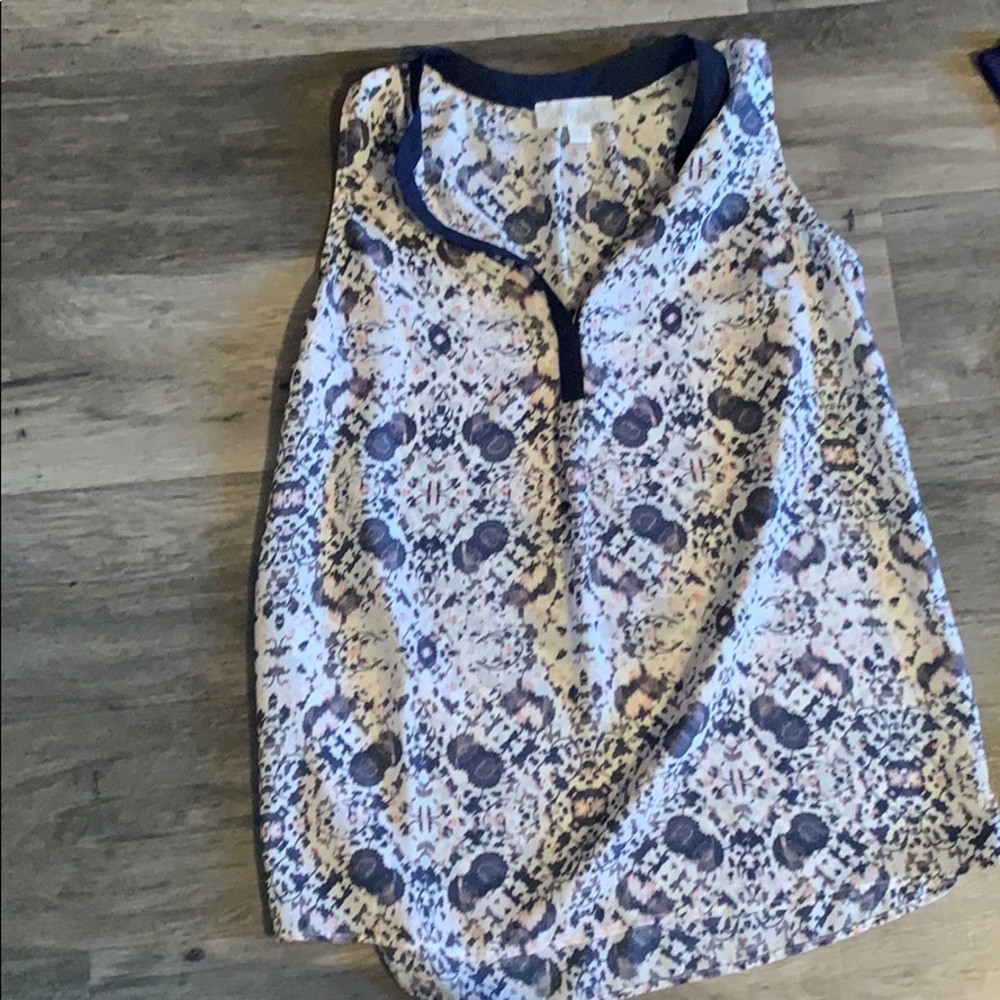 Navy blouse